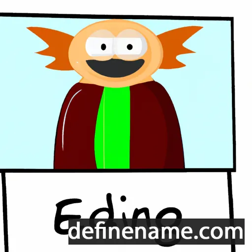 cartoon of the name Edingel