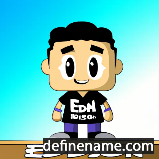 cartoon of the name Edinson