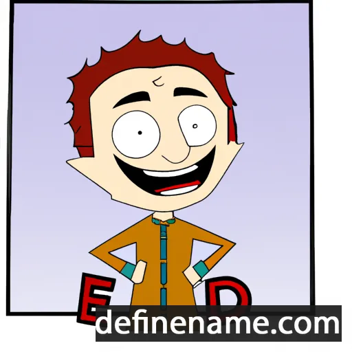 cartoon of the name Edir