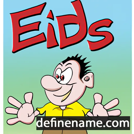 cartoon of the name Edis