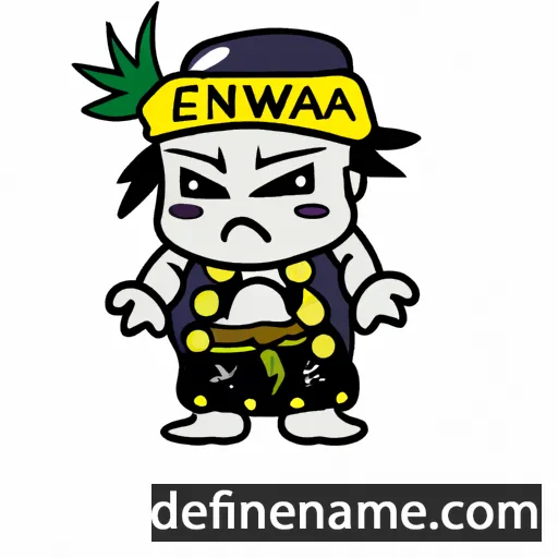 cartoon of the name Ediwakima