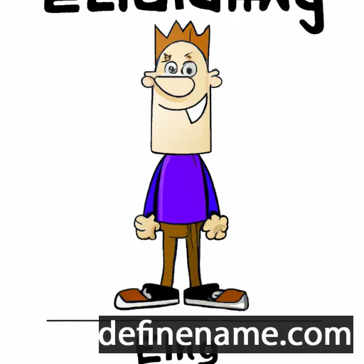 cartoon of the name Edling