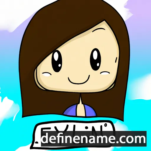 cartoon of the name Edlyn