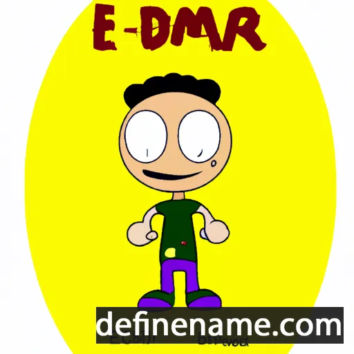 cartoon of the name Edmar