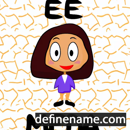 cartoon of the name Edméa