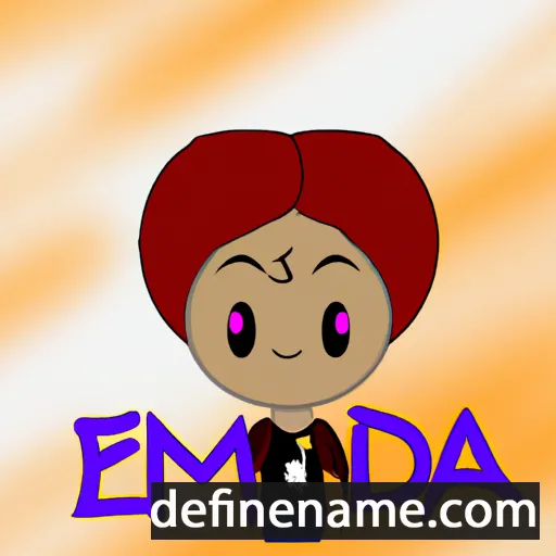 Edméia cartoon