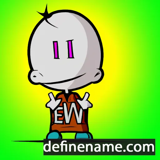 cartoon of the name Edmwnt