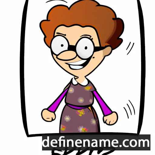 cartoon of the name Ednas