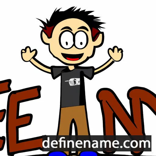 cartoon of the name Edny