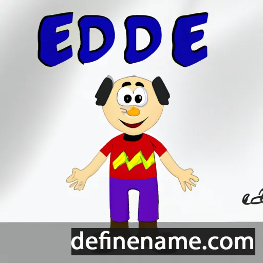 cartoon of the name Edömér