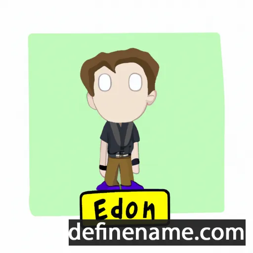 cartoon of the name Edon