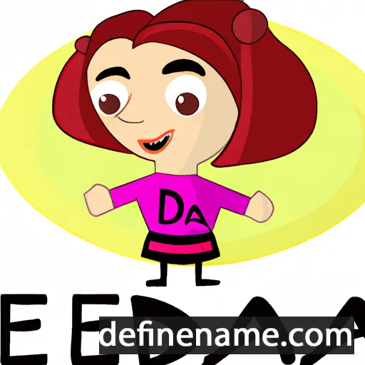 cartoon of the name Edona