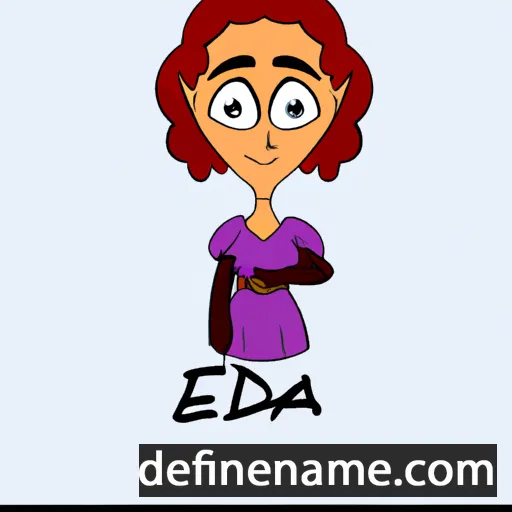 cartoon of the name Edra