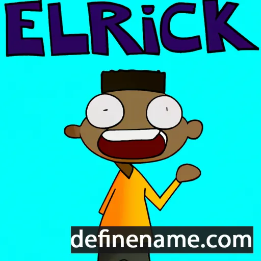 cartoon of the name Edrick