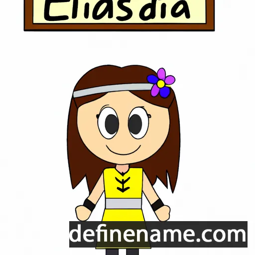 cartoon of the name Edsilia