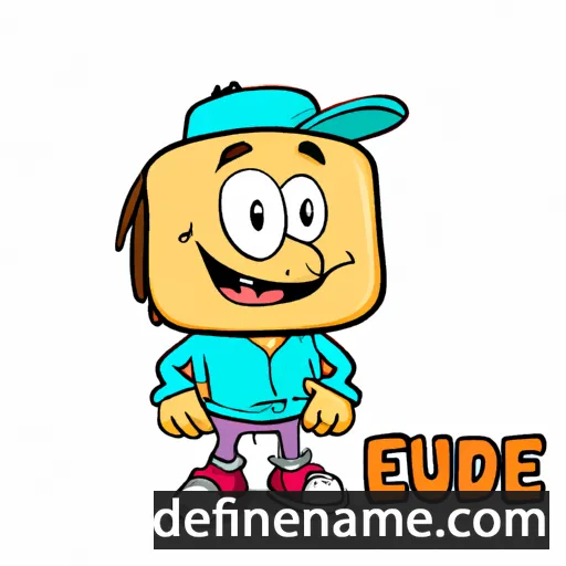 cartoon of the name Edubige