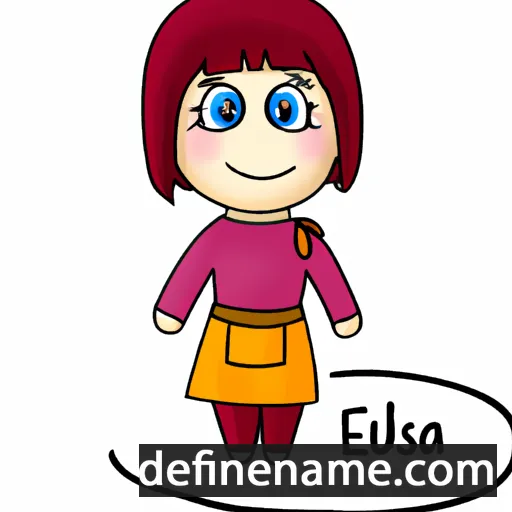 cartoon of the name Eduška