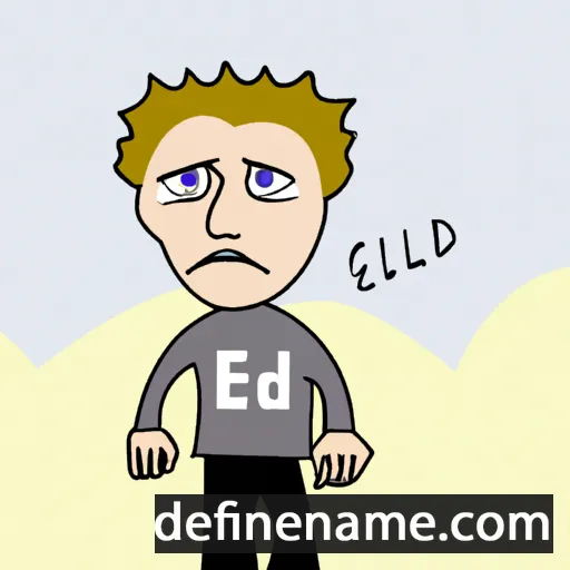 cartoon of the name Edvald