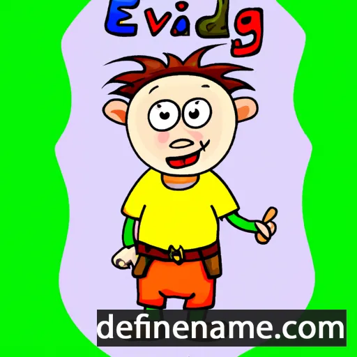 cartoon of the name Edvigi