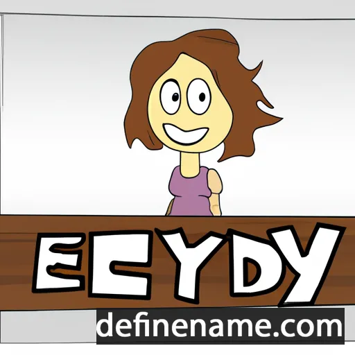 cartoon of the name Edy