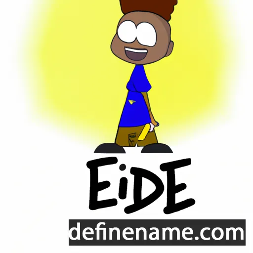 cartoon of the name Edziré