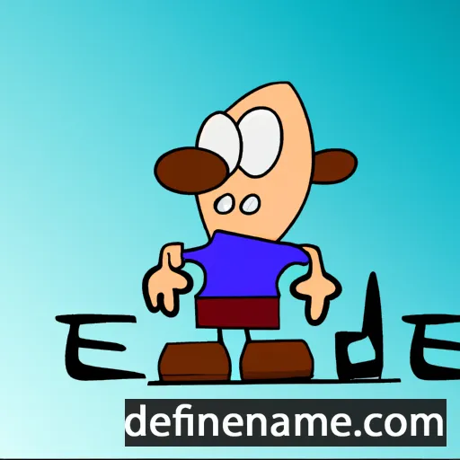 cartoon of the name Eede