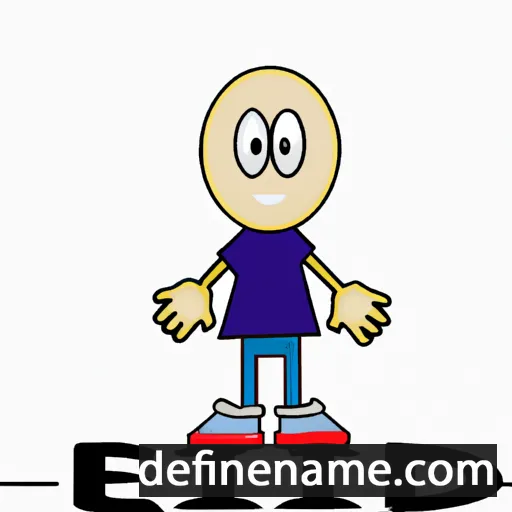 cartoon of the name Eedit