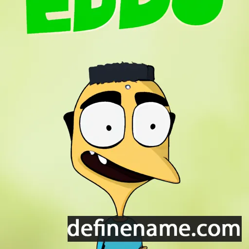 cartoon of the name Eedo