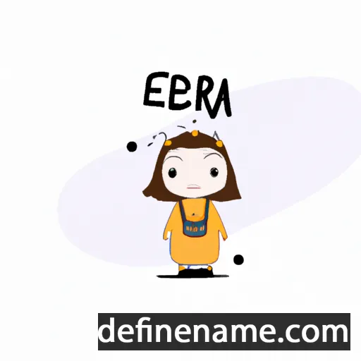 cartoon of the name Eera