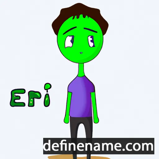 cartoon of the name Eeriu