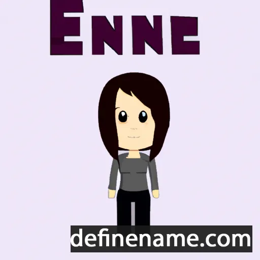 cartoon of the name Efanne