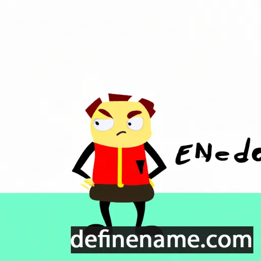 cartoon of the name Effendie