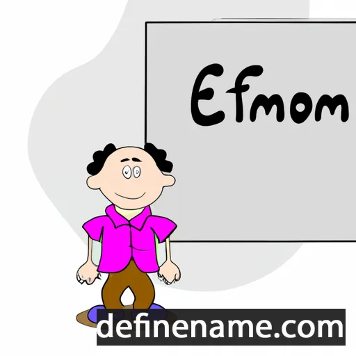 cartoon of the name Effiom