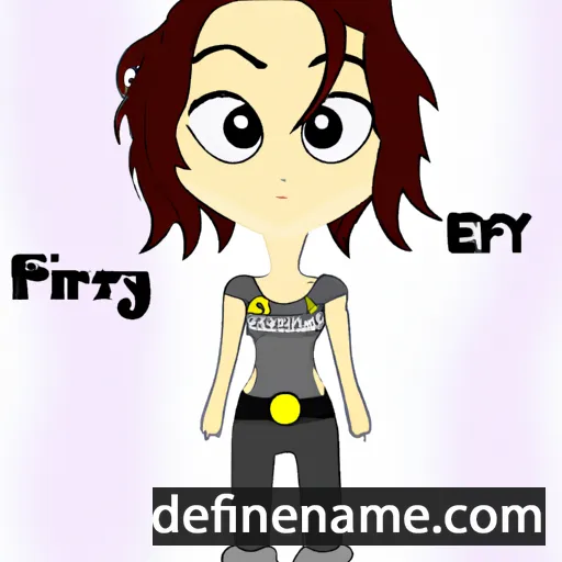 cartoon of the name Effy