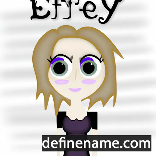 cartoon of the name Effy