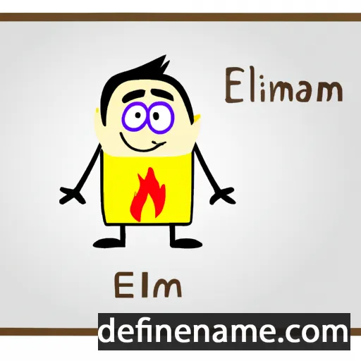 cartoon of the name Eflamm