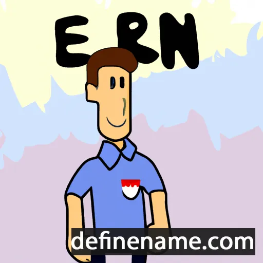 cartoon of the name Efren