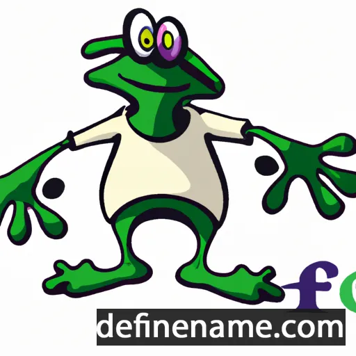 cartoon of the name Efrog