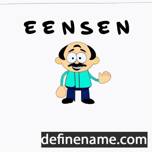 cartoon of the name Efsane