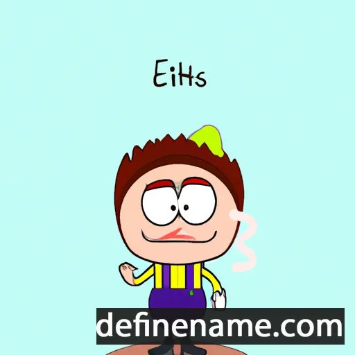 cartoon of the name Efthimis