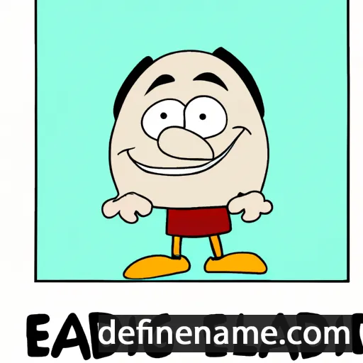 cartoon of the name Egbald