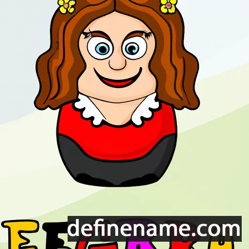 cartoon of the name Egberta