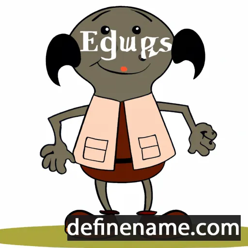 cartoon of the name Egenoldus