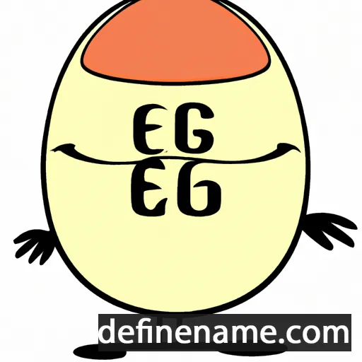 cartoon of the name Eggidiu