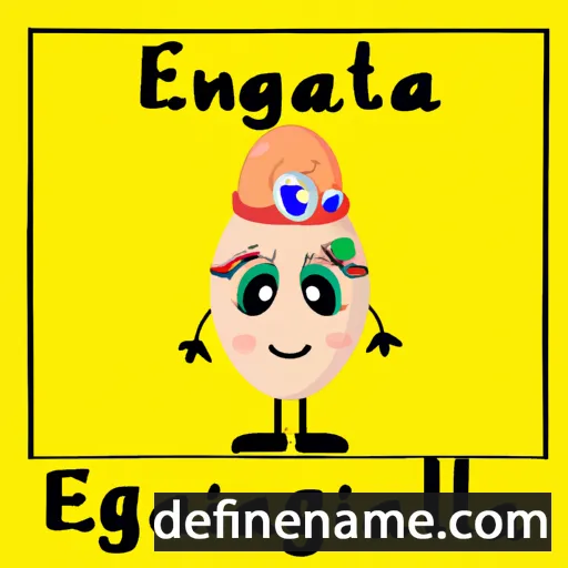 cartoon of the name Eggletina