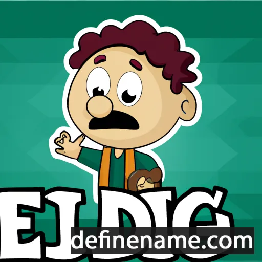 cartoon of the name Egìdiu