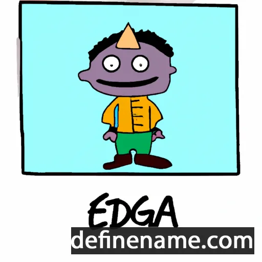 cartoon of the name Egidija