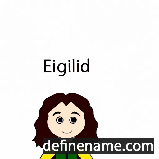 cartoon of the name Egidiola