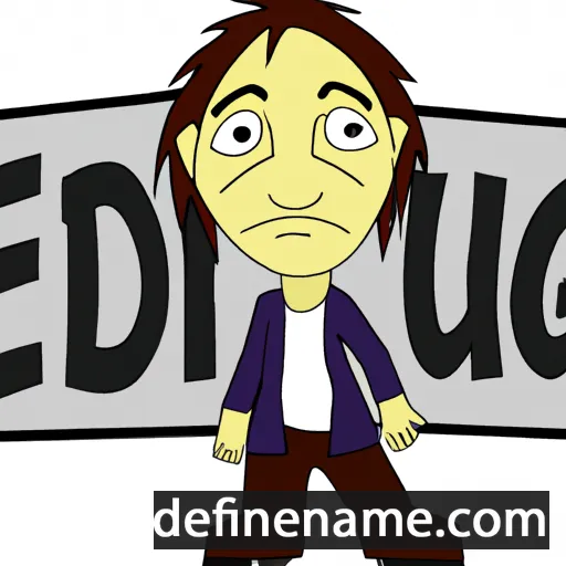 cartoon of the name Egidiu