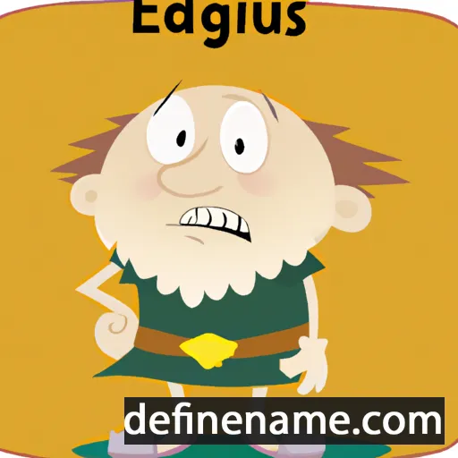 cartoon of the name Egidius